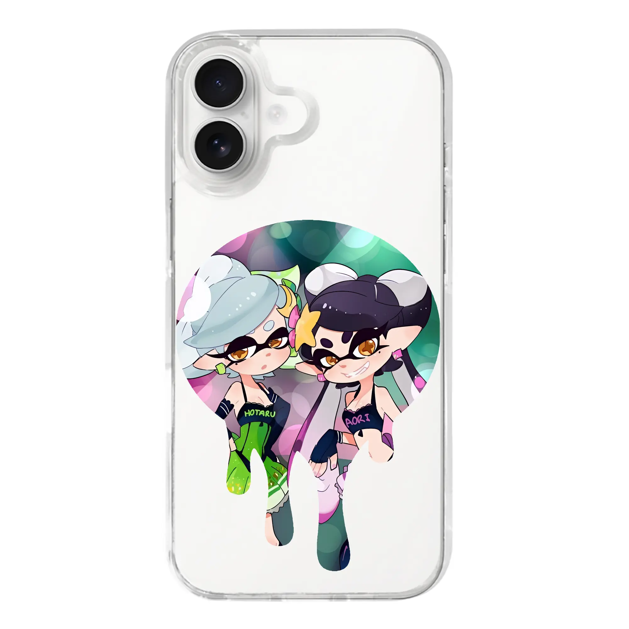 スプラトゥーン グッズ,シオカラーズ - iPhone 17シリーズ 透明スマホケース – 薄型・耐衝撃・精密フィット保護カバー